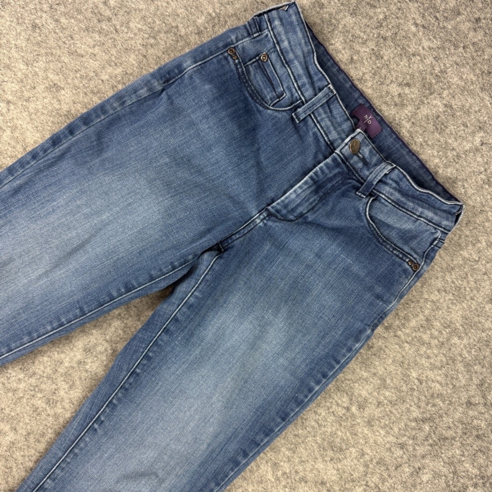 NYDJ Womens Size‎ 2 Blue Boyfriend Jeans Lift Tuck Technology Made In USA Denim